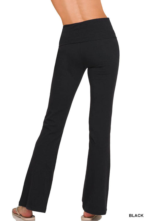 Black pants on a white background