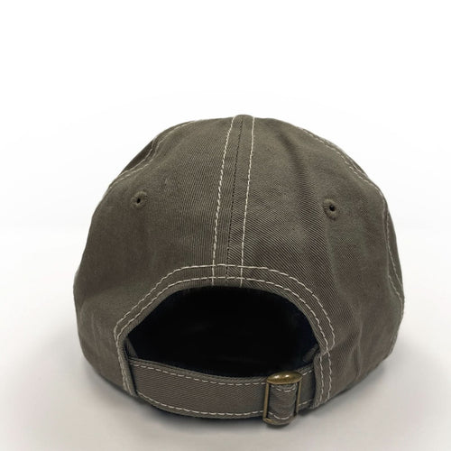 Dark gray baseball cap on a white background