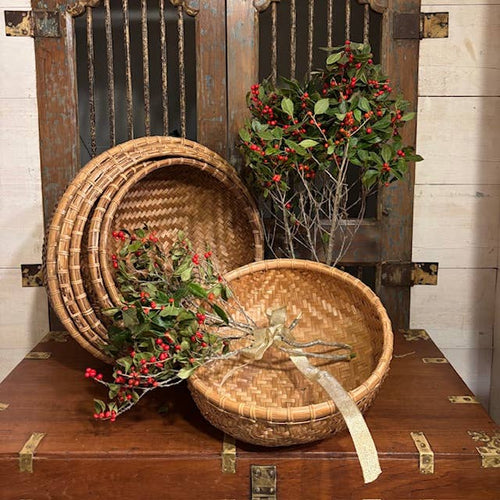 Baskets-Nesting Set of 5 (14"w to 19"w)