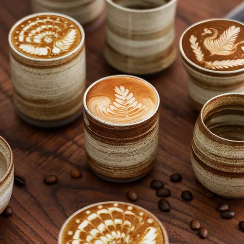 Handmade Rustic Stoneware Ceramic Coffee or Latte Mug