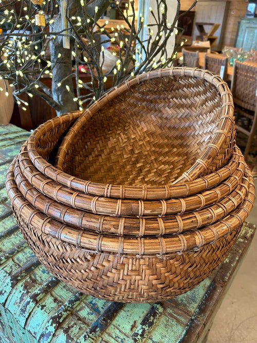 Baskets-Nesting Set of 5 (14"w to 19"w)