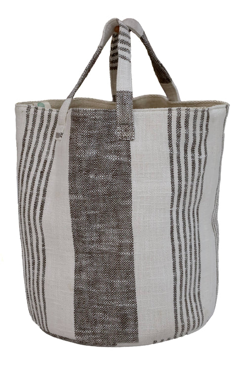 Cotton Laundry Basket with Handles (set of 2)