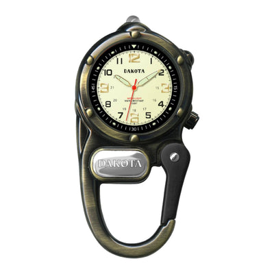 Dakota watch with carabiner on a white background